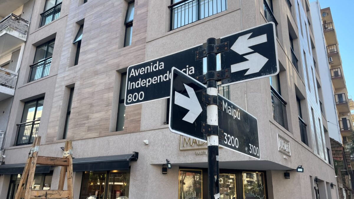 la municipalidad concreto el cambio de sentido en la calle maipu