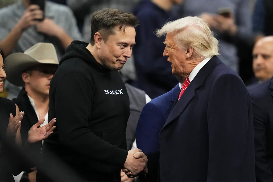 Elon Musk criticó la política de aranceles de Trump y pidió libre comercio entre Europa y EE.UU. Elon1400