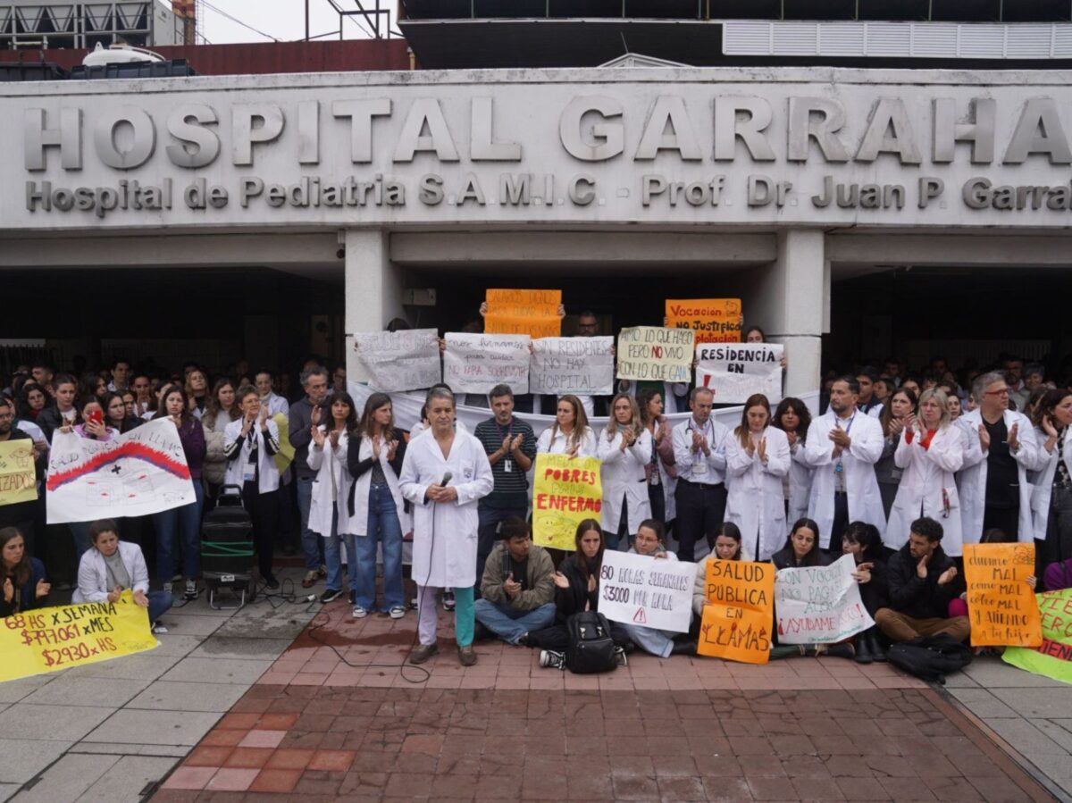 Paro total en el Garrahan: “Milei puso al hospital patas para arriba” imagen_69685