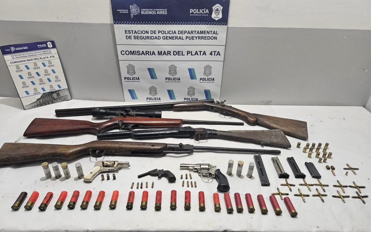 Allanamiento en Mar del Plata: incautan un arsenal tras un tiroteo entre jóvenes WhatsApp Image 2025-06-25 at 08.54.06
