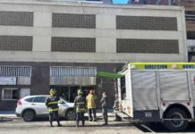 incendio en septimo piso de corrientes al 2400 genera tension y reclamos de vecinos movil radio10 mar del plata