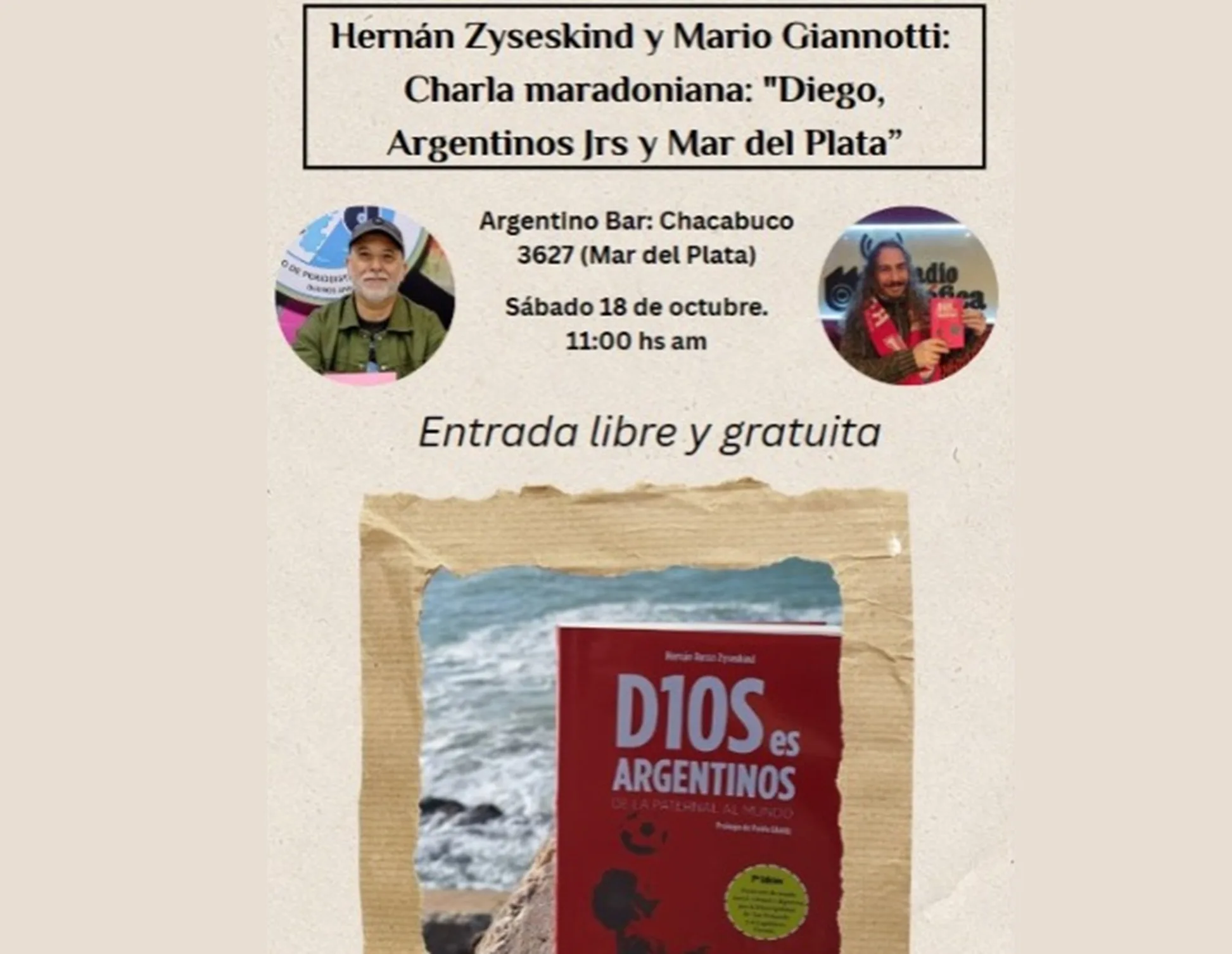 Charla maradoniana en Mar del Plata: “Diego, Argentinos Jrs y Mar del Plata” 4366