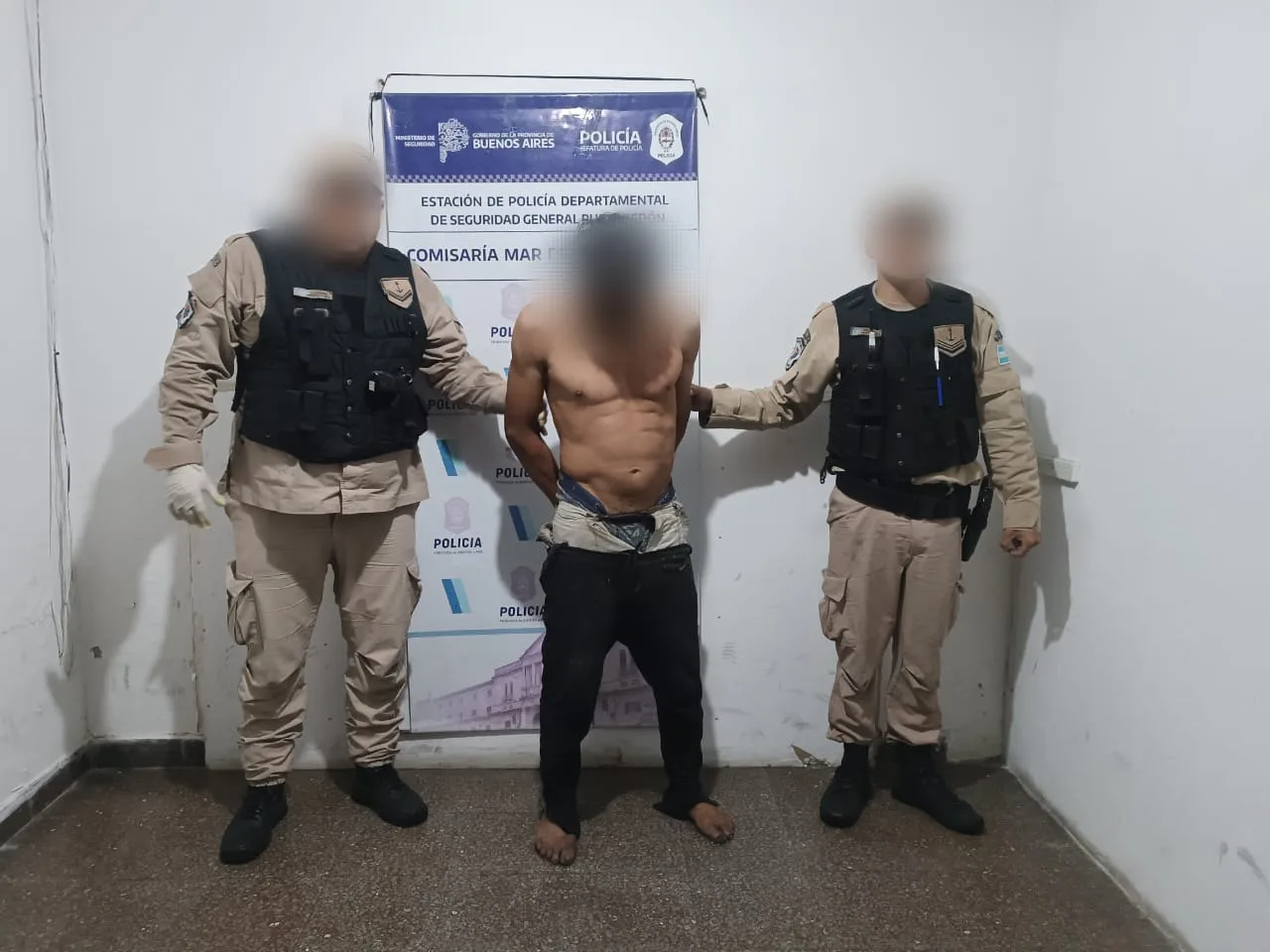 Prefectura detuvo a un hombre por causar disturbios en pleno centro y recuperó la libertad a las pocas horas WhatsApp Image 2025-10-13 at 08.54.31