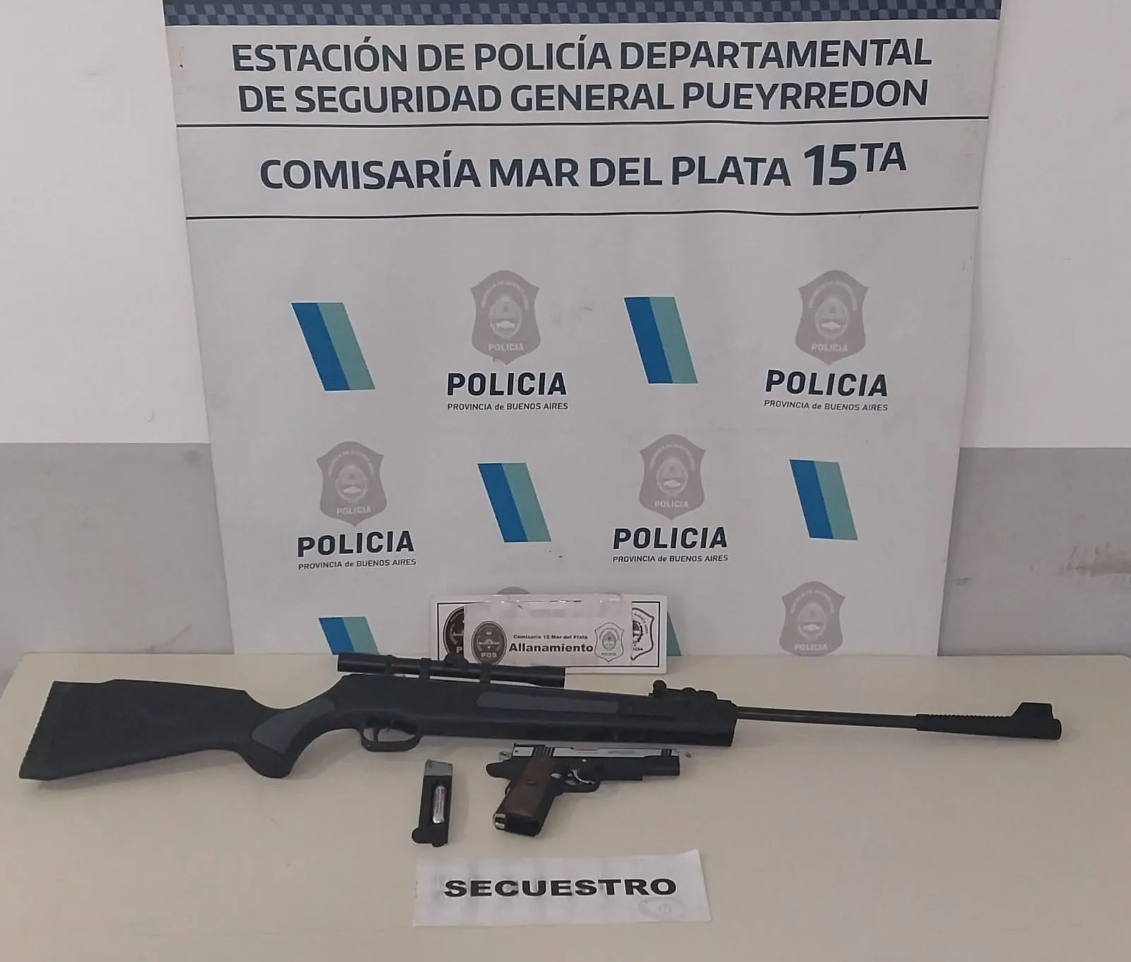 Allanaron una vivienda en Félix U. Camet por amenazas con armas de aire comprimido WhatsApp Image 2025-11-13 at 17.31.29