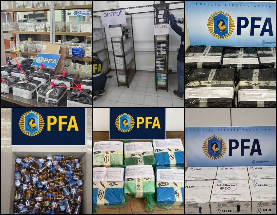 El DFI realizó múltiples allanamientos y recuperó miles de ampollas de fentanilo contaminado 767777