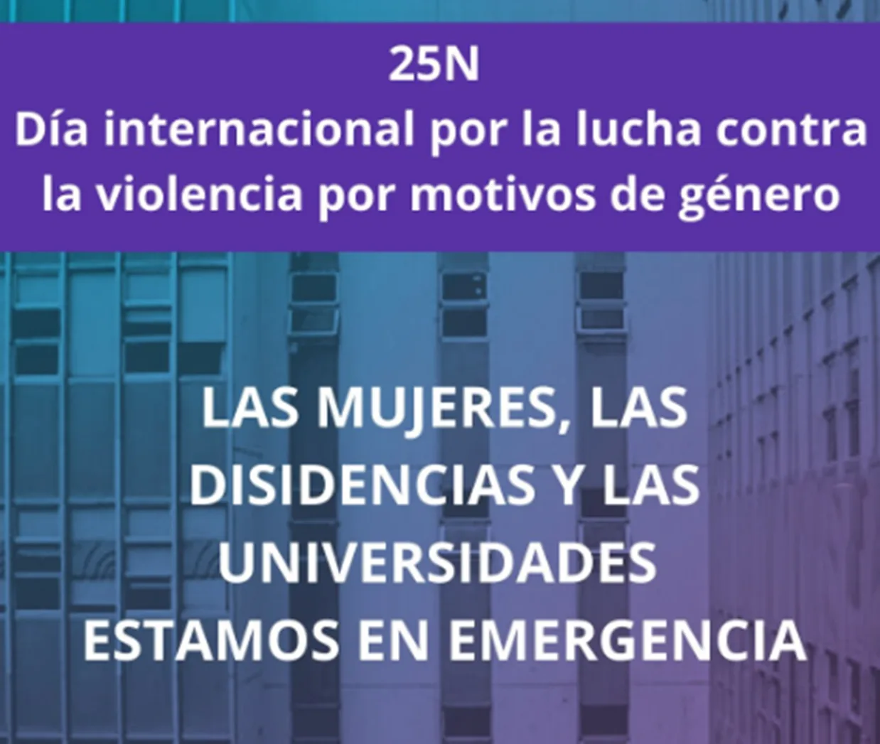 UNMDP alerta por la “emergencia” en género y educación y convoca a una movilización este 28 de noviembre UNMDP alerta por la “emergencia” en género y educación y convoca a una movilización este 28 de noviembre