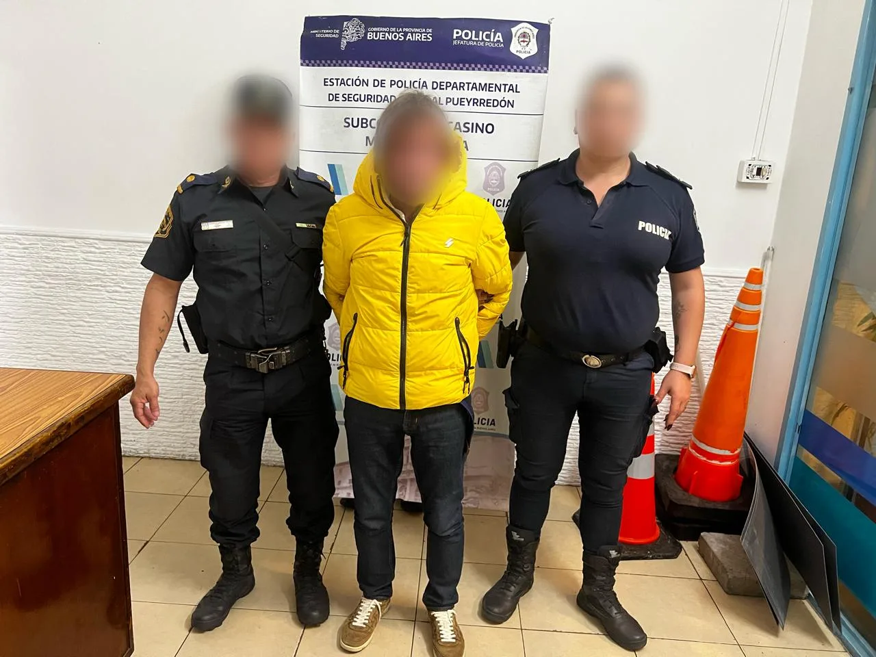 Detuvieron a un hombre por causar disturbios en el Casino Central disturbios en el Casino Central