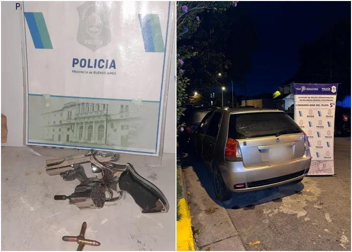 Cayó armado en Nuevo Golf: lo pararon en un control y manejaba un auto robado Detuvieron a un hombre armado que circulaba en un auto robado en el barrio Nuevo Golf