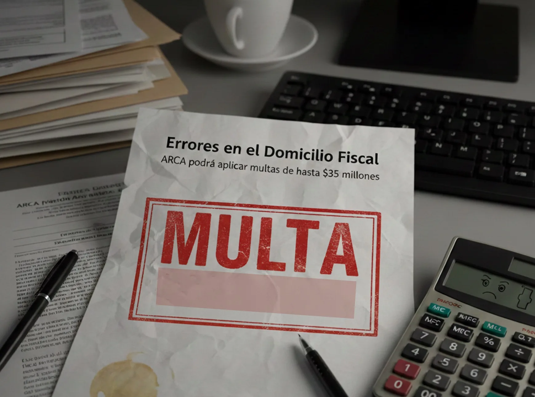 Errores en el domicilio fiscal: ARCA podrá aplicar multas de hasta $35 millones MULTA ARCA