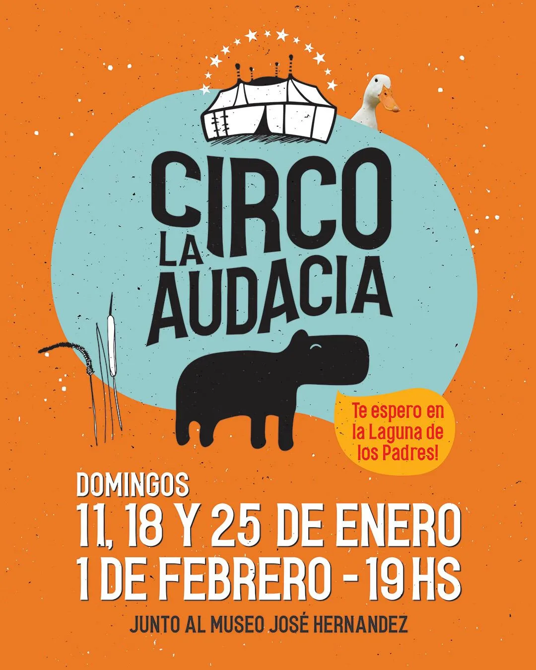 El Circo La Audacia abre su temporada de verano 2026 en la Laguna de los Padres