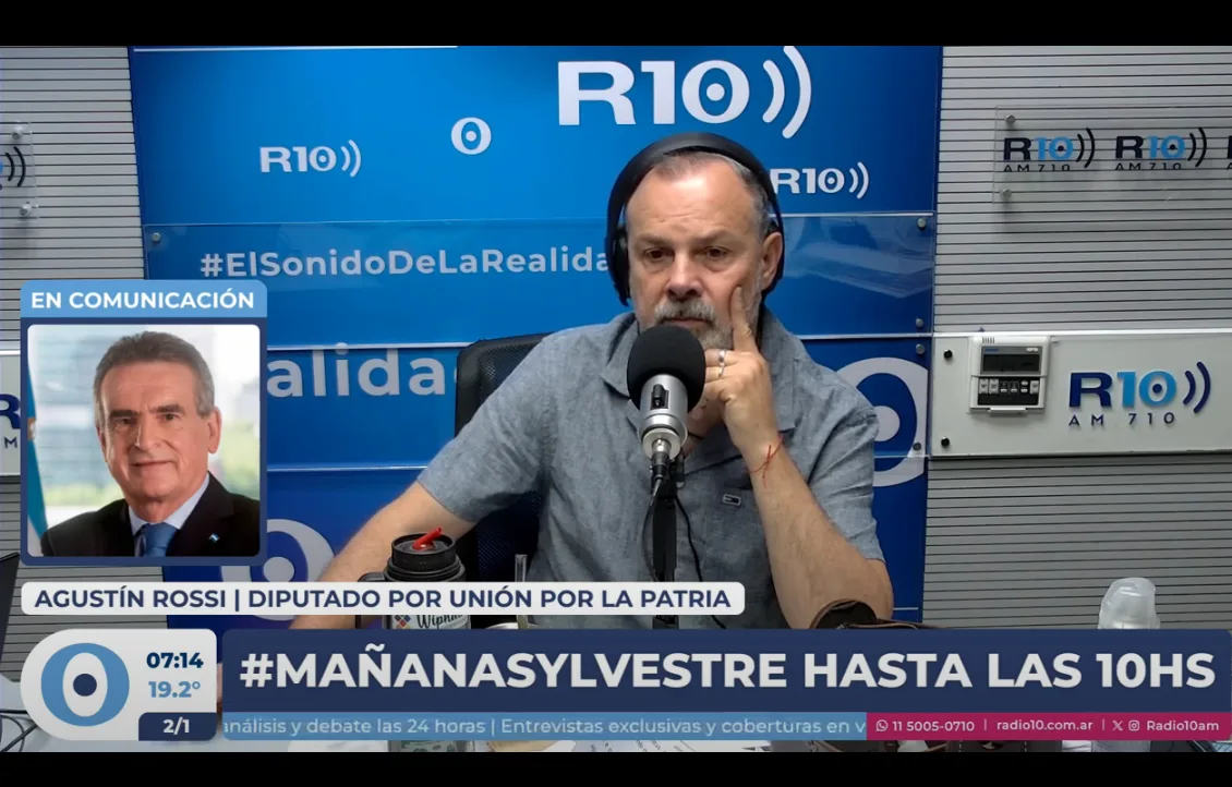 Agustín Rossi alertó en Radio 10 sobre un “avance gravísimo” del Gobierno sobre las libertades individuales agustin-gato
