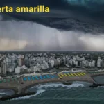 Alerta amarilla en Mar del Plata por fuertes vientos del sur y sudeste Alerta amarilla