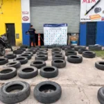 Inspeccionan una gomería en Colón al 8700 y secuestran más de 200 cubiertas: clausuraron el local IMG-20260213-WA0043