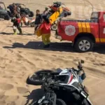 Turista fallece tras caer de un médano en moto en Gesell UU