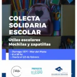 El Colegio de Técnicos lanza una campaña solidaria para que chicos de Mar del Plata arranquen las clases con lo necesario palestra