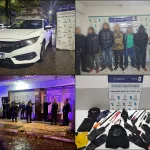 Persecución y cinco detenidos tras una fuga en contramano