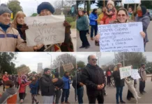 Vecinos del Barrio Alfar se movilizaron para exigir respuestas del Municipio