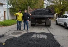 El Municipio desplegó un amplio operativo en Villa Primera con trabajos de mantenimiento urbano