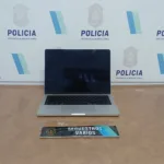 Recuperan una MacBook robada tras un allanamiento en Mar del Plata MacBook