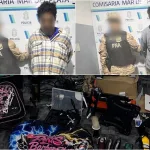 Aprehendieron a dos hombres tras robar una barbería en barrio San Martín tyuyu8