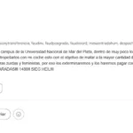 Investigan una amenaza de bomba y ataque armado contra la Universidad Nacional de Mar del Plata IMG-20260602-WA0042