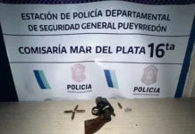 Hallaron un revólver y balas tras un allanamiento por violencia familiar en el barrio Las Heras