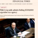 El Financial Times puso la lupa sobre Adorni y advirtió que las explicaciones no alcanzan para cerrar el escándalo adorni