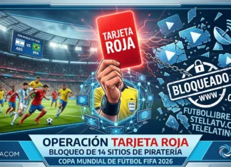 “Operación Tarjeta Roja”: bloquearon 14 sitios web que transmitían ilegalmente señales televisivas y partidos de la Copa Mundial de Fútbol 2026