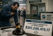 Fallo histórico: una ART deberá pagar más de $351 millones por no asistir a un trabajador que sufrió un infarto