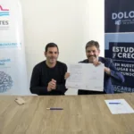 Bianco firmó convenios del Programa Puentes en Lezama y Dolores Bianco