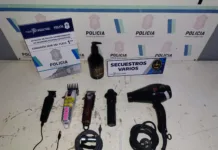 Tres detenidos por un robo agravado a una barbería en el microcentro de Mar del Plata