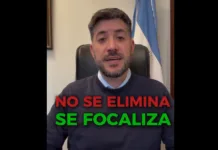 Recalt defendió el recorte de la Zona Fría: “No se elimina, se ordena”