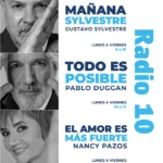 El tridente de la 10: de 6 a 15, no podés dejar de escucharla radio 10