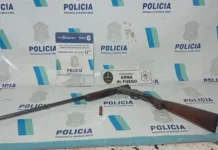 Aprehendieron a un hombre que fue sorprendido con una escopeta durante una discusión