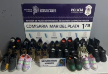 Dos aprehendidos tras un robo a una zapatería: recuperaron 18 pares de zapatillas y una notebook