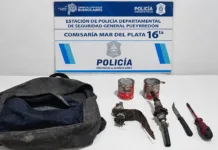 Lo sorprendieron cuando intentaba robar piezas de un medidor de agua y terminó detenido