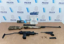 Hallaron tres armas en una cochera de Mar del Plata: dos hombres fueron imputados